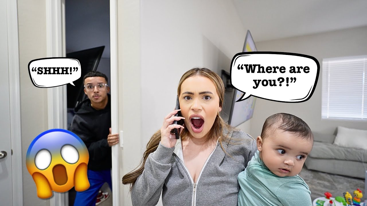 LEAVING THE BABY HOME ALONE! *SHE FREAKS OUT*