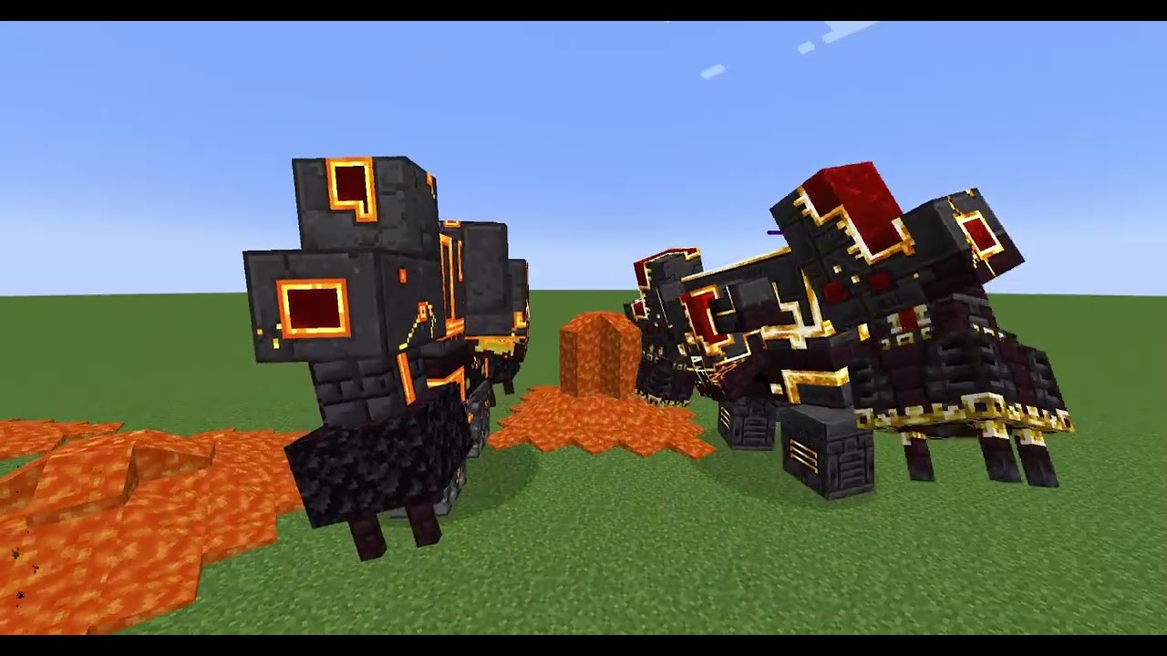 netherite monstrosity vs BUFFED old netherite monstrosity