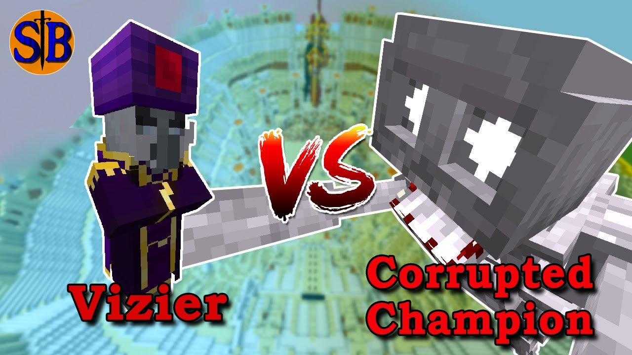 Vizier vs Corrupted Champion | Minecraft Mob Battle