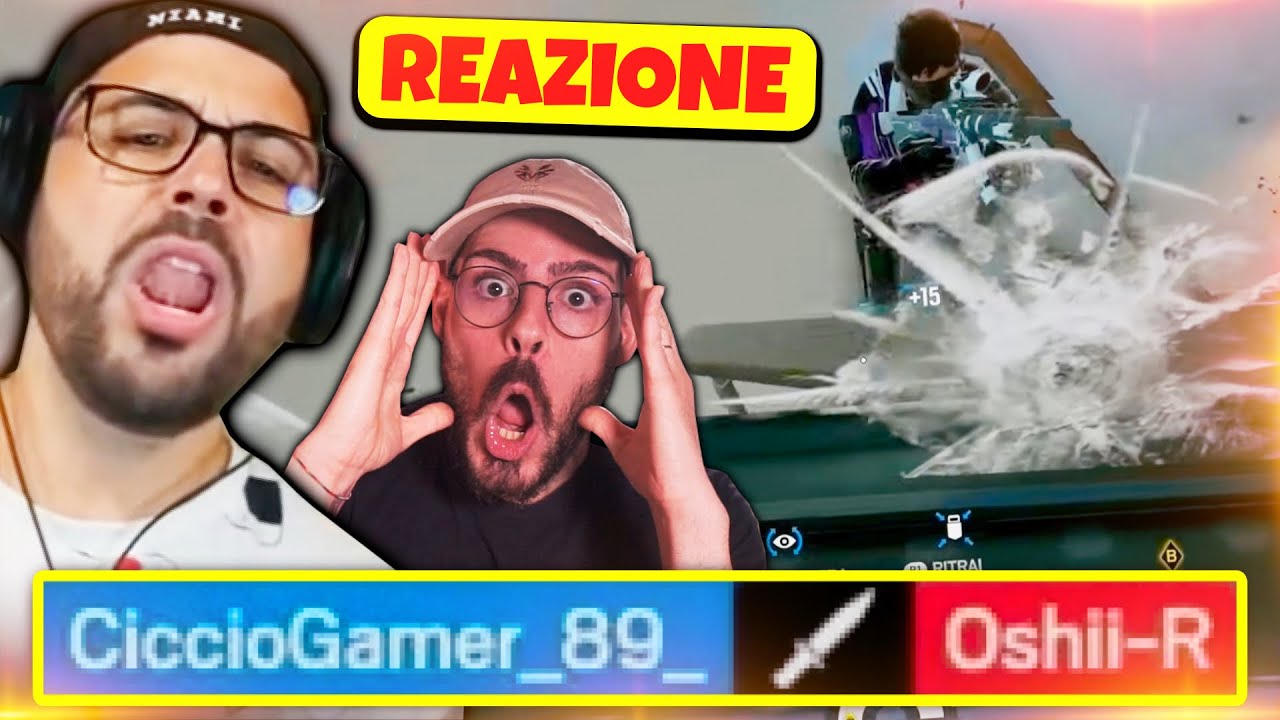 IL RITORNO DI CICCIO CON MONTAGNE!! - Rainbow Six Siege ITA Reazione