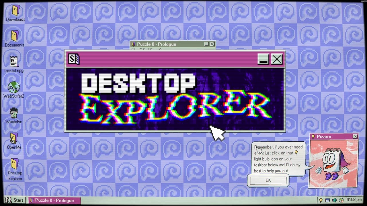 Desktop Explorer - New Point and Click Indie Horror/Puzzle Game - Full Demo Gameplay