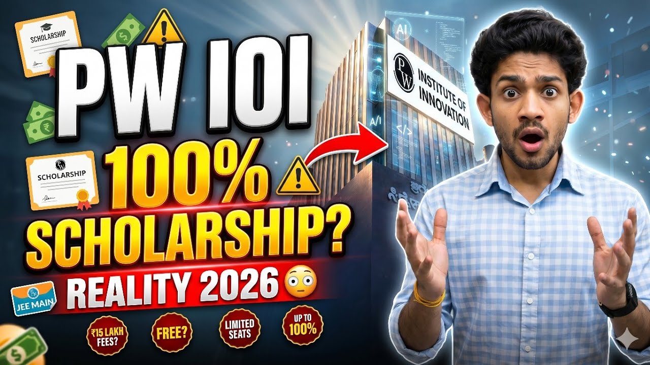 PW IOI Bangalore Scholarship 2026 💸 Full Details | 100% Scholarship? Fees, Eligibility & Reality