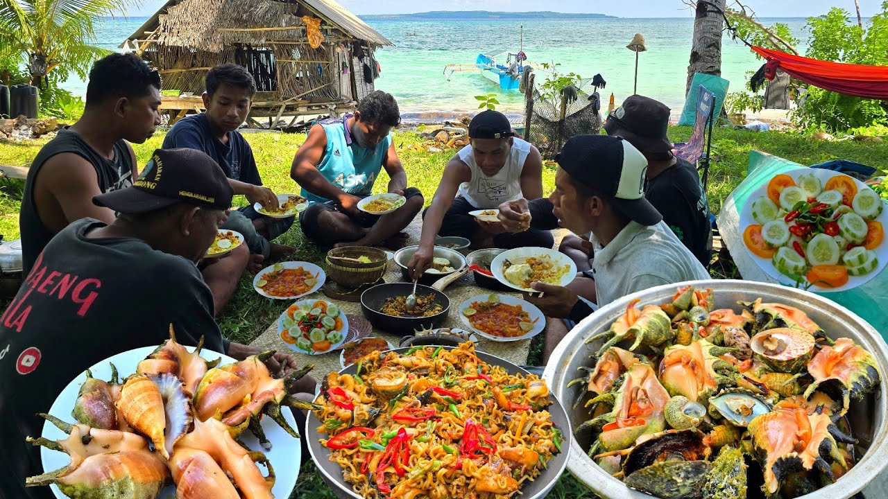Hari Ke.3 ALAM MENYEDIAKAN MAKANAN BERLIMPAH, Berburu bersama Warga Pulau Terpencil - Camp Fishing