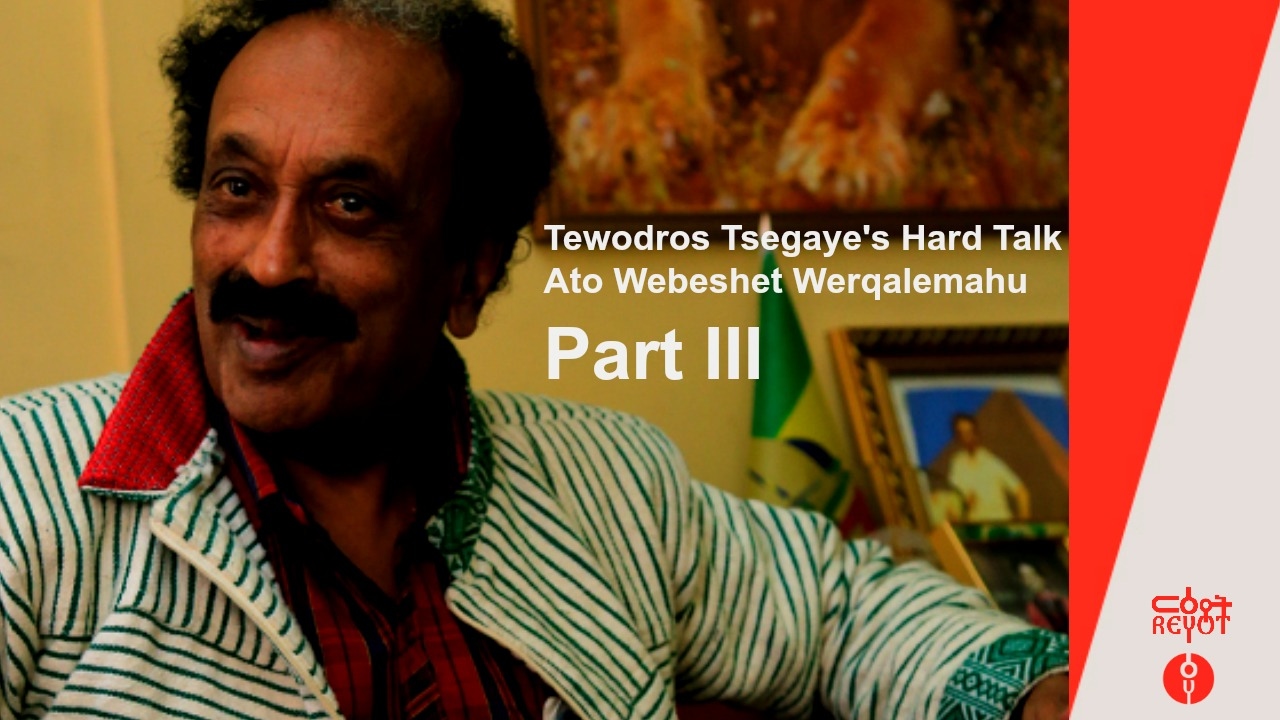Tewodros Tsegaye Hard Talk with Ato Webeshet Werqalemahu Part III