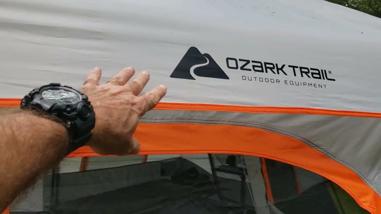 Ozark Trail 12 Person Instant Cabin Tent Short Review - Part 1 - Exterior / Camping