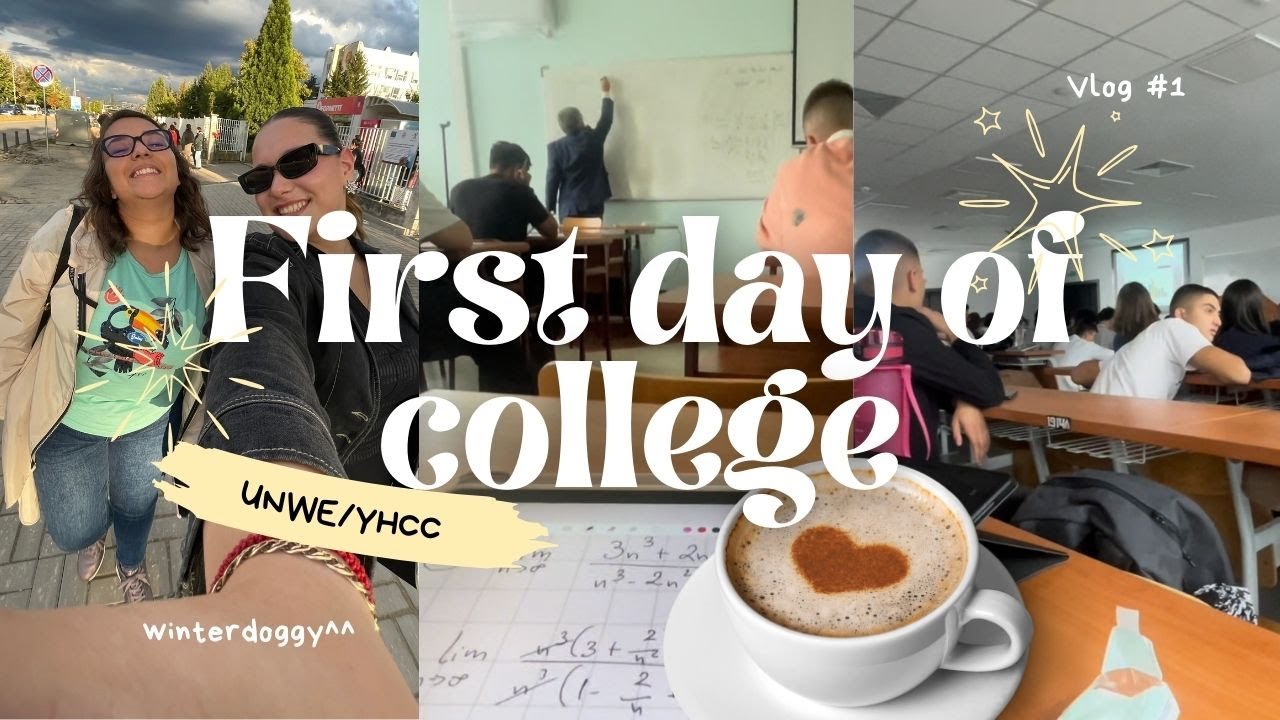FIRST DAY OF COLLEGE *freshman year*/Първи учебен ден от университета | UNWE/УНСС 🎀📓