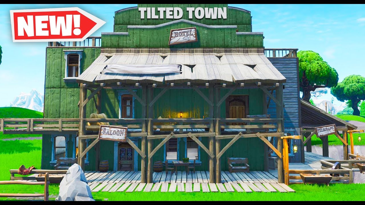 The New TILTED TOWN in Fortnite..