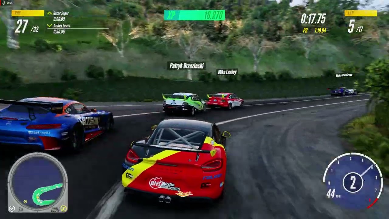 Project CARS 3 2026 02 23 Porsche Cayman GT4 pp650 at Salketti Vineyards.Chase camera,PS 5controller