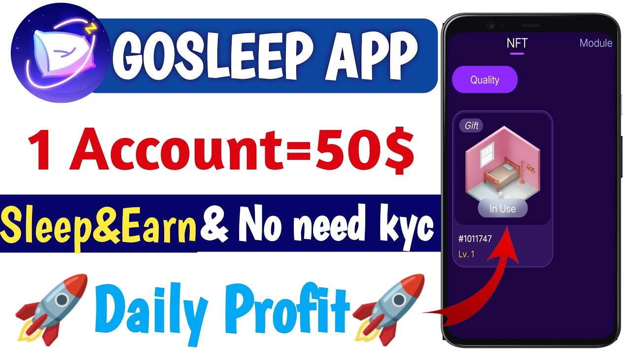 GoSleep App New Loot || Instant Crypto Exchange Offer || New Crypto Loot Today #newloot