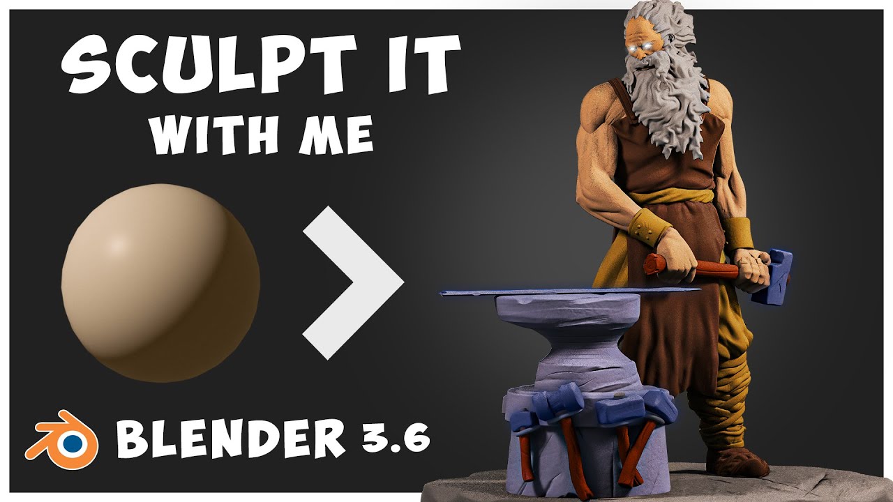 Master 3d Sculpting In Blender: A Step-by-step Character Creation Tutorial!