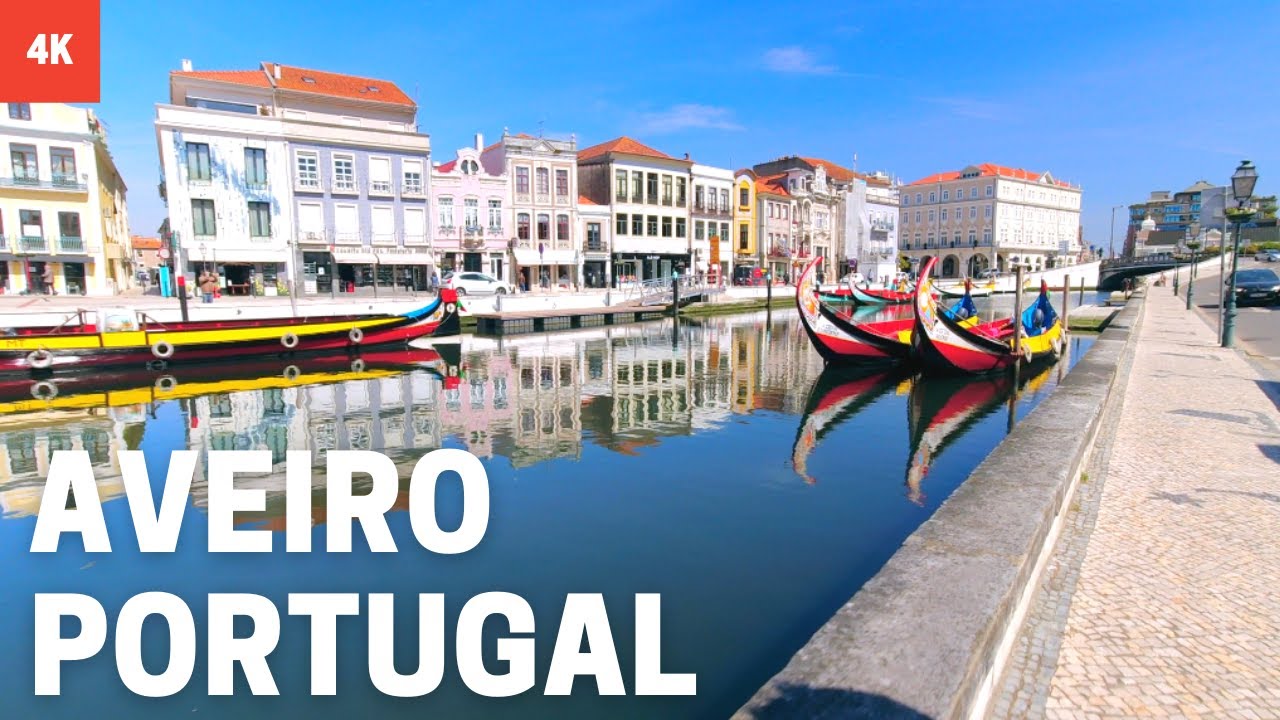 [4K] Aveiro, Portugal | City Centre - Walking Tour @Ambience Grid