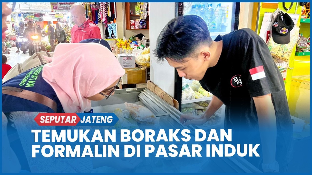 Dinkes Wonosobo Temukan Boraks dan Formalin di Pasar Induk saat Operasi Pasar