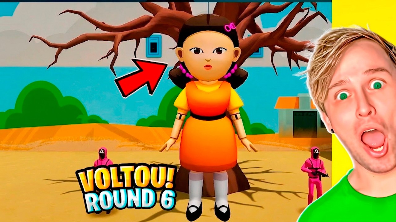 JOGUEI ROUND 6 com MINHAS FILHAS! QUEM SOBREVIVE mais TEMPO no NOVO JOGO de CELULAR? Squid Game