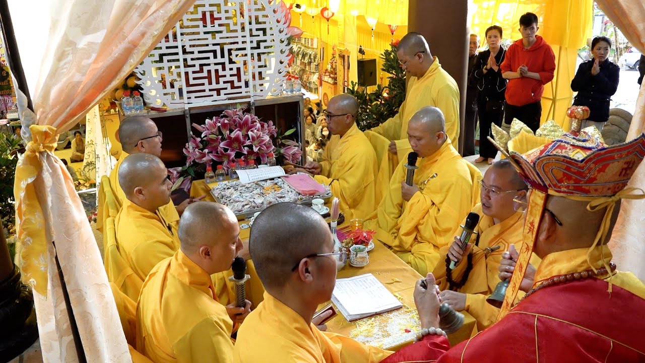 TRAI ĐÀN CHẨN TẾ CHÙA LINH SƠN TP. ĐÀ LẠT - MÙA VU LAN PL. 2568 DL. 2024 NGÀY 10. 07. GIÁP THÌN