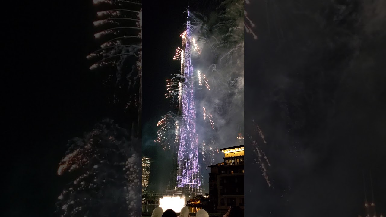 Burj Khalifa Happy New  Year 2020
