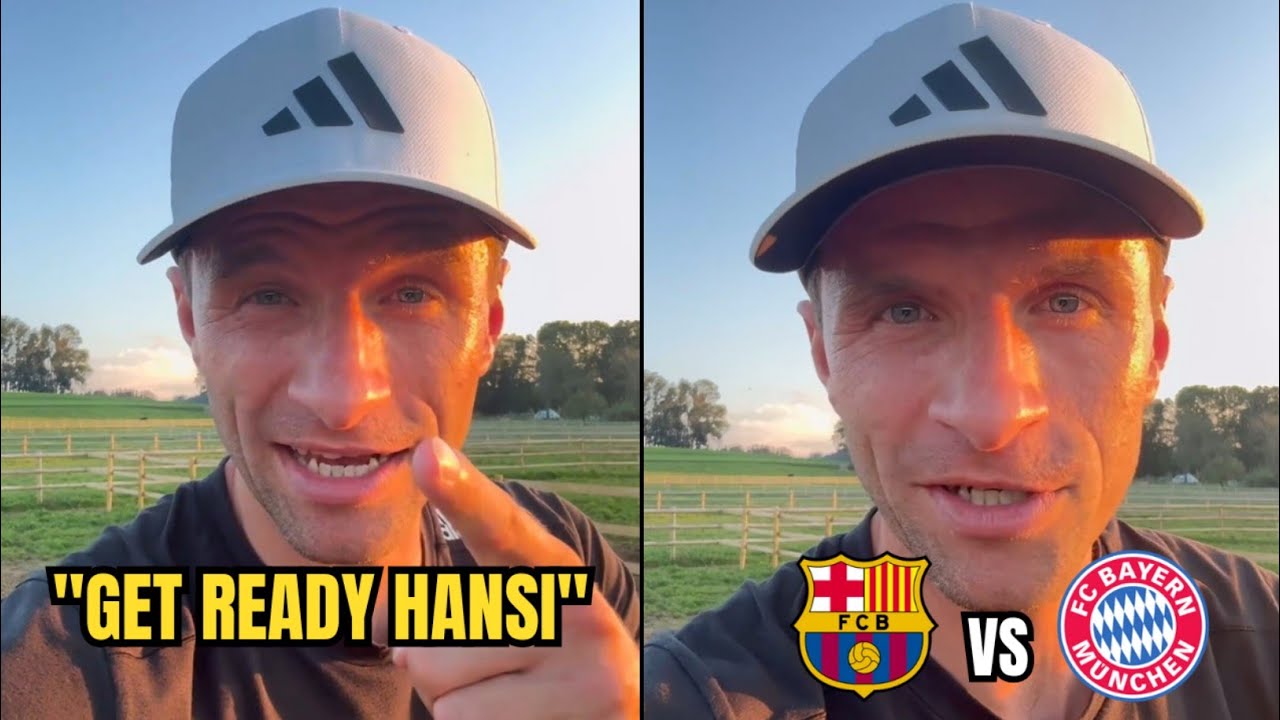 Thomas Muller's Reaction After the Draw Against Barcelona 😳😂 | UCL Draw League Phase | Bayern Munich