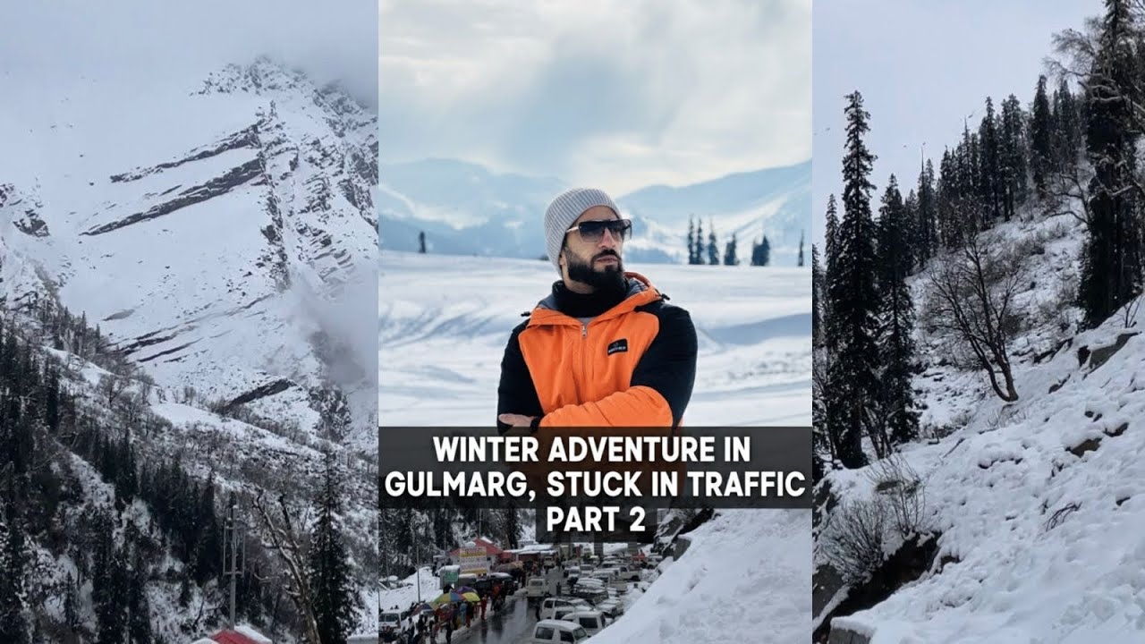 STUCK IN A SNOWSTORM! ❄️ Gulmarg Gondola & Traffic Chaos