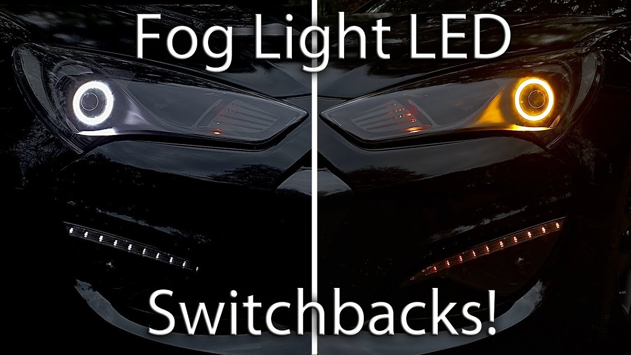 Genesis Coupe - Fog Light LED Strip Switchback Upgrade