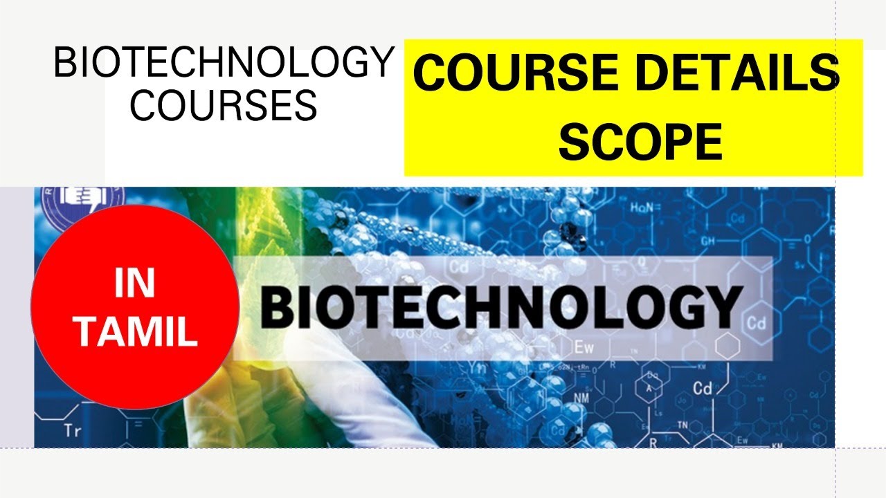 Biotechnology Course details// Is it easy? or tough// jobs// scope of study//ecpharmacology//tamil