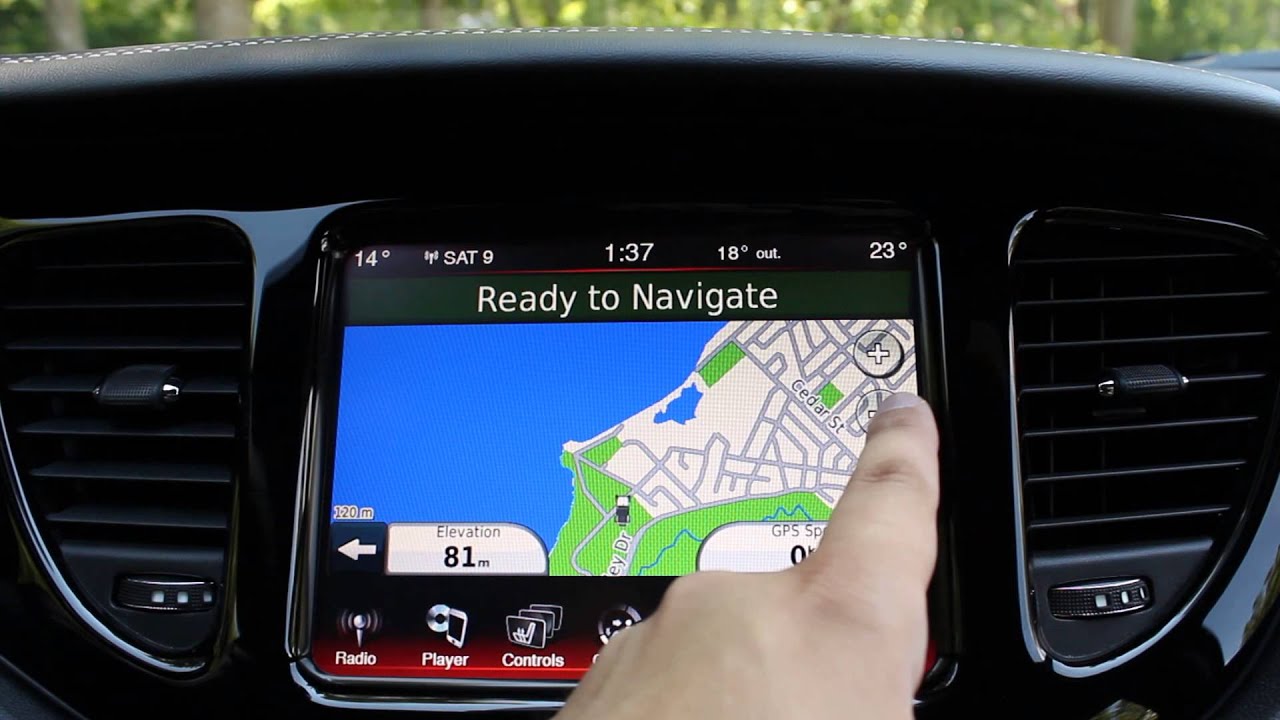 2014 Dodge Dart Uconnect 8.4 Inch Navigation Infotainment Display