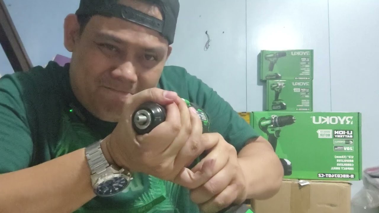 ryoku cordless impact drill brushless .sobrang lakas !!!1700 only