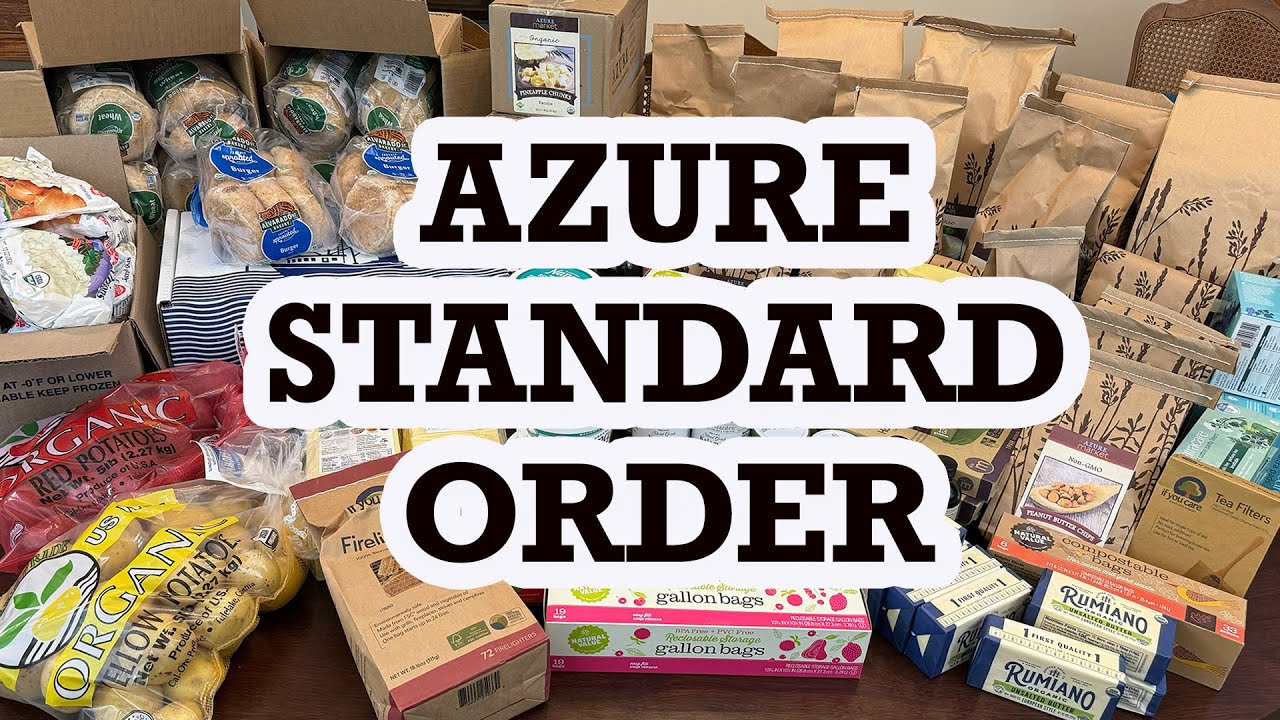 Перевозка и хранение продуктов Azure Standard ~ март 2024 г. #azurestandard