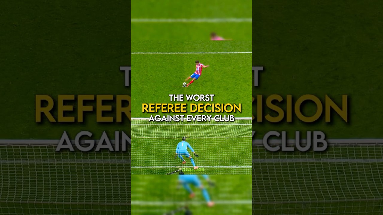 Worst Referee Decision Against Every Club