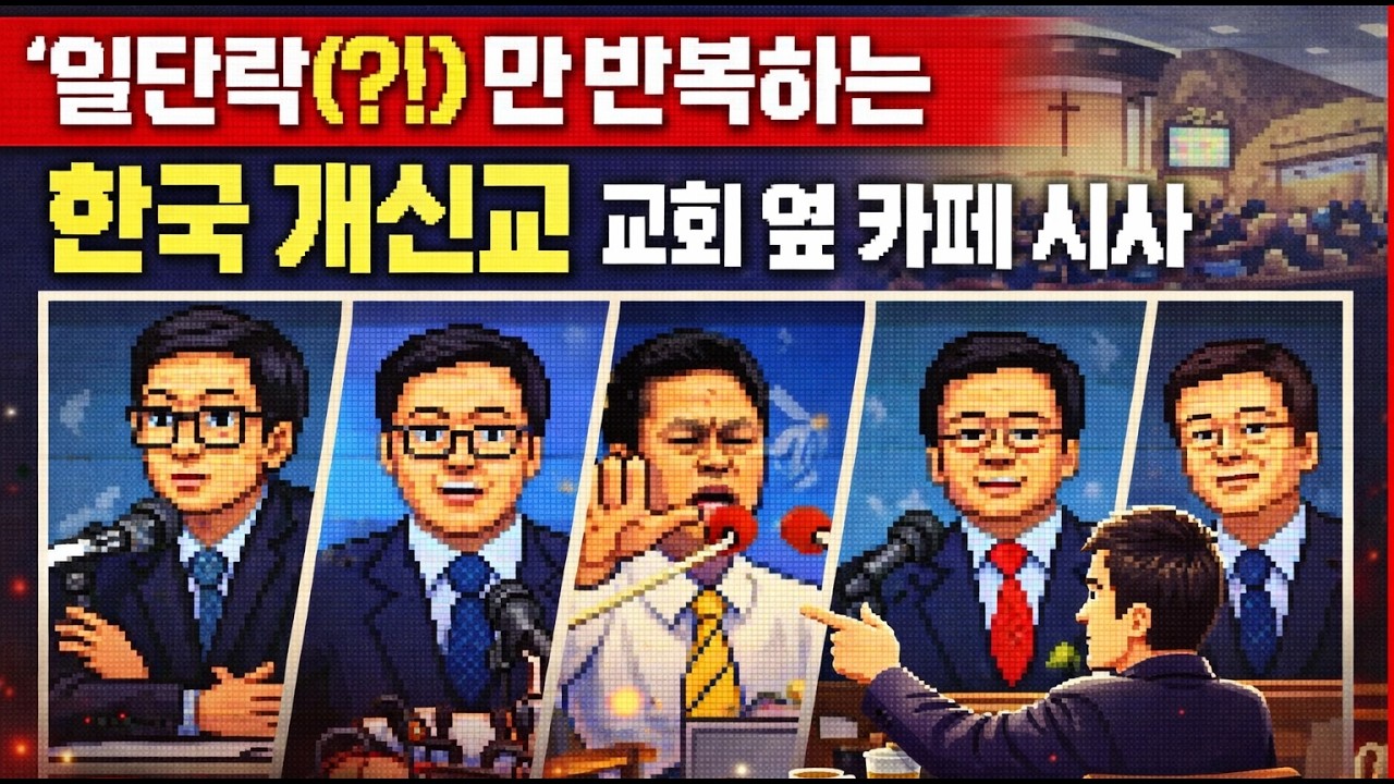 일단락(?)만 반복하는 한국 개신교 [교회 옆 카페 시사] #김문훈목사 #박병선 #박영선목사 #오정현목사 #이재록목사 #명성교회 #김하나목사 #세습 #남포교회 #명성교회 #개독교