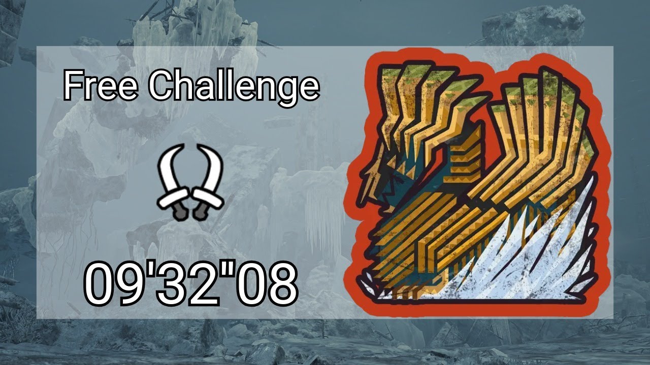 [MHWilds] Dual Blades Solo AT Jin Dahaad Free Challenge 09'32''08