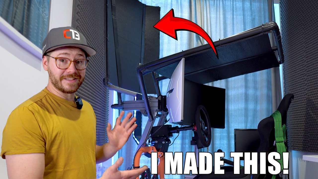 The quest for IMMERSION | SIM RIG CANOPY DIY