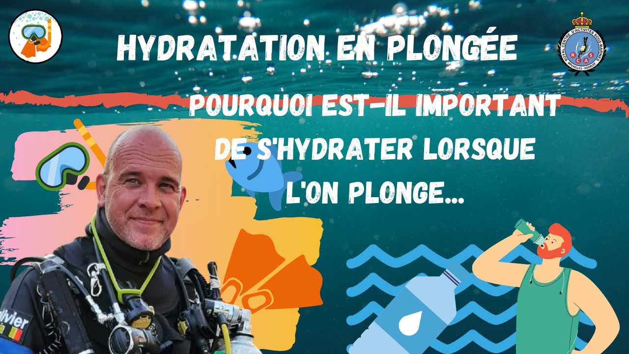 l'hydratation en plongée