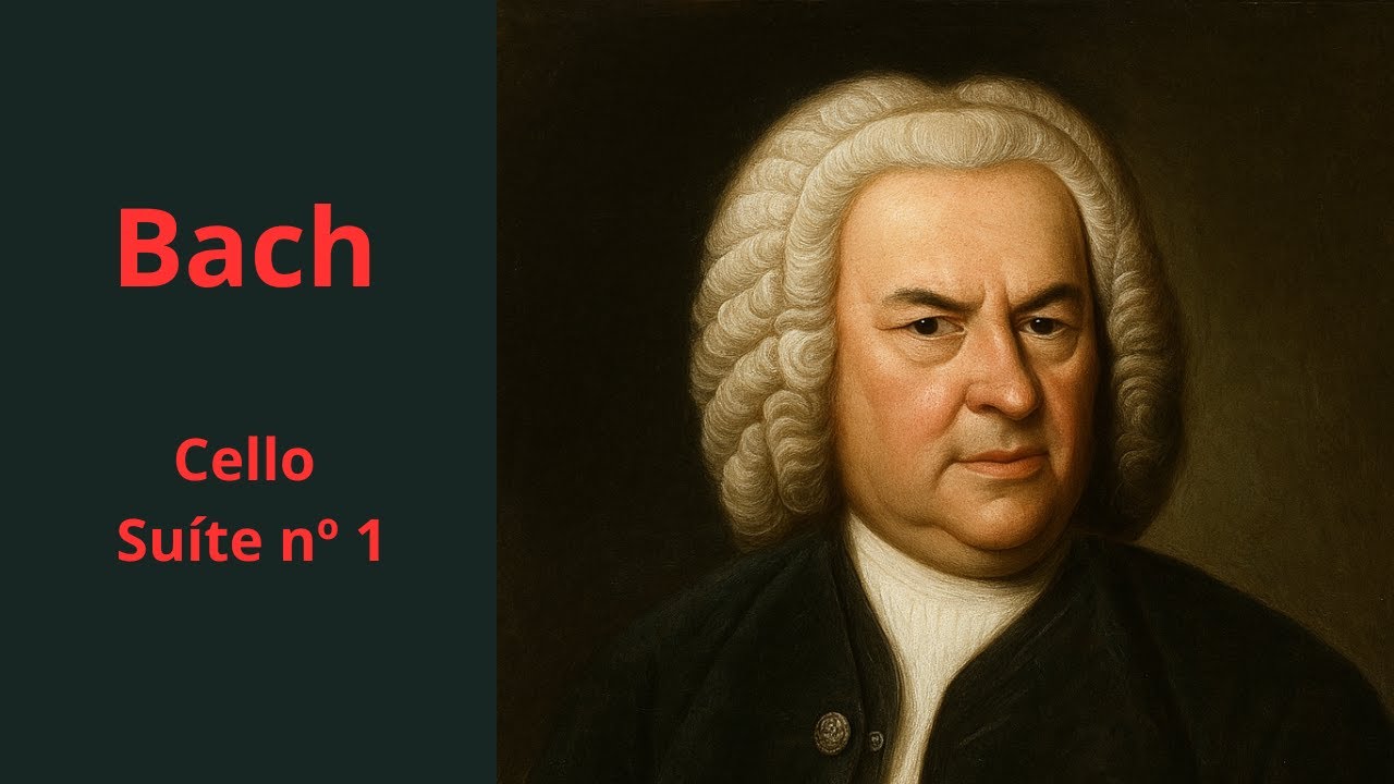 🔴 Bach - Cello Suíte nº 1 - Johann Sebastian Bach (Alemanha - 1721)