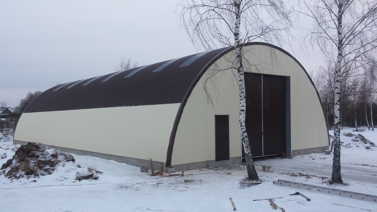 Future arkinis angaras 12x22m Utena ( Арочный ангар )