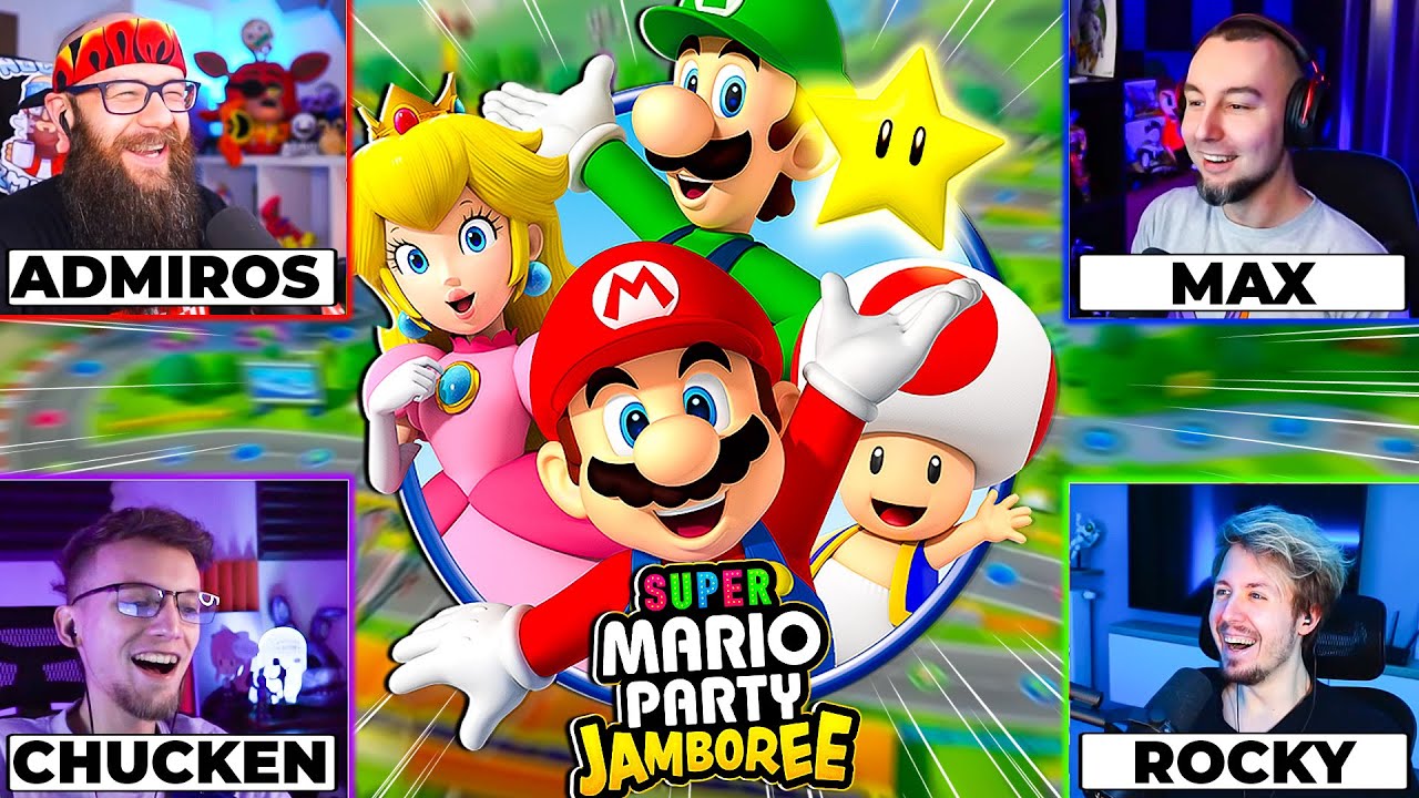 Testujemy *SUPER MARIO PARTY: JAMBOREE* z EKIPĄ!