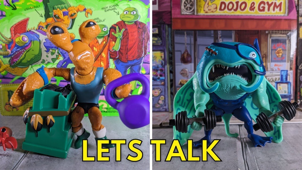 Teenage Mutant Ninja Turtles Mutant Mayhem Ray Fillet and Crabapult Let's Talk