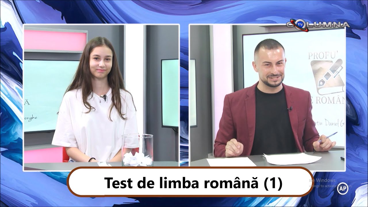 TEST de LIMBA ROMÂNĂ (1)