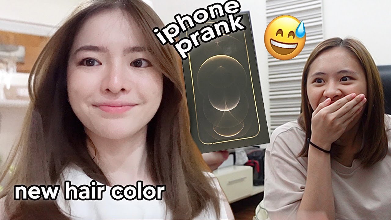 SURPRISING HER WITH A PHONE + NEW HAIR COLOR ⎜TIN AGUILAR