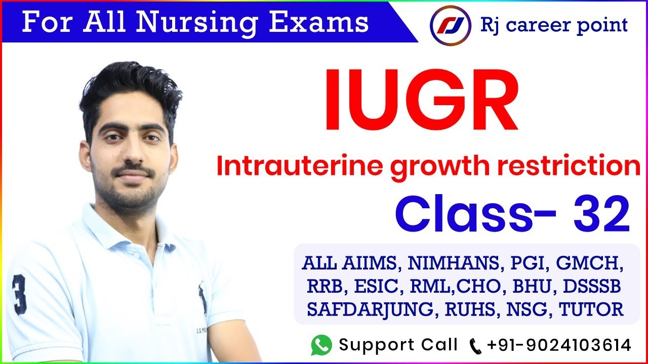 Intrauterine growth restriction | AIIMS classes| Nursing Officer & Staff Nurse Online Classes