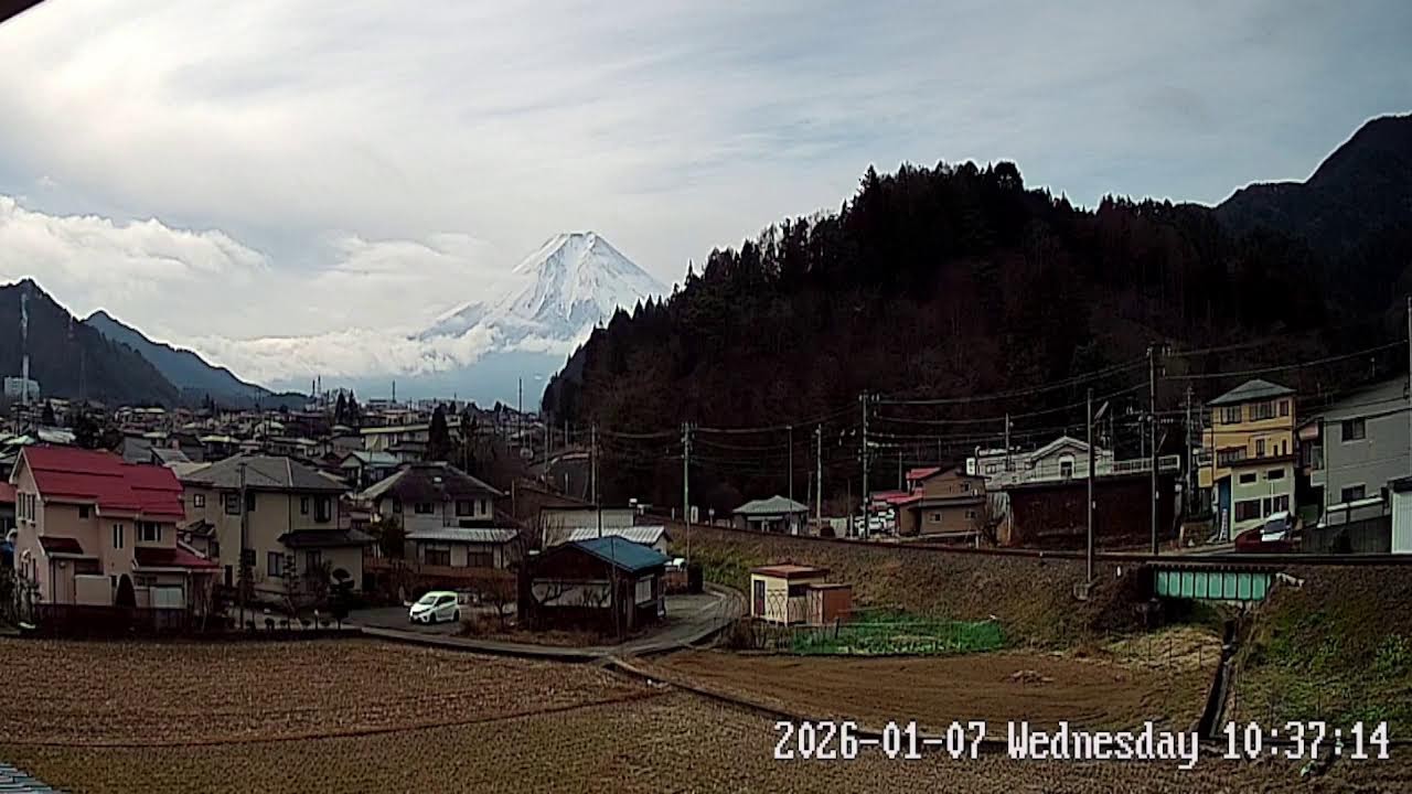 富士山ライブカメラ 山梨県富士吉田市 Yaamanashi Fujiyoshida Live camera.world.cam
