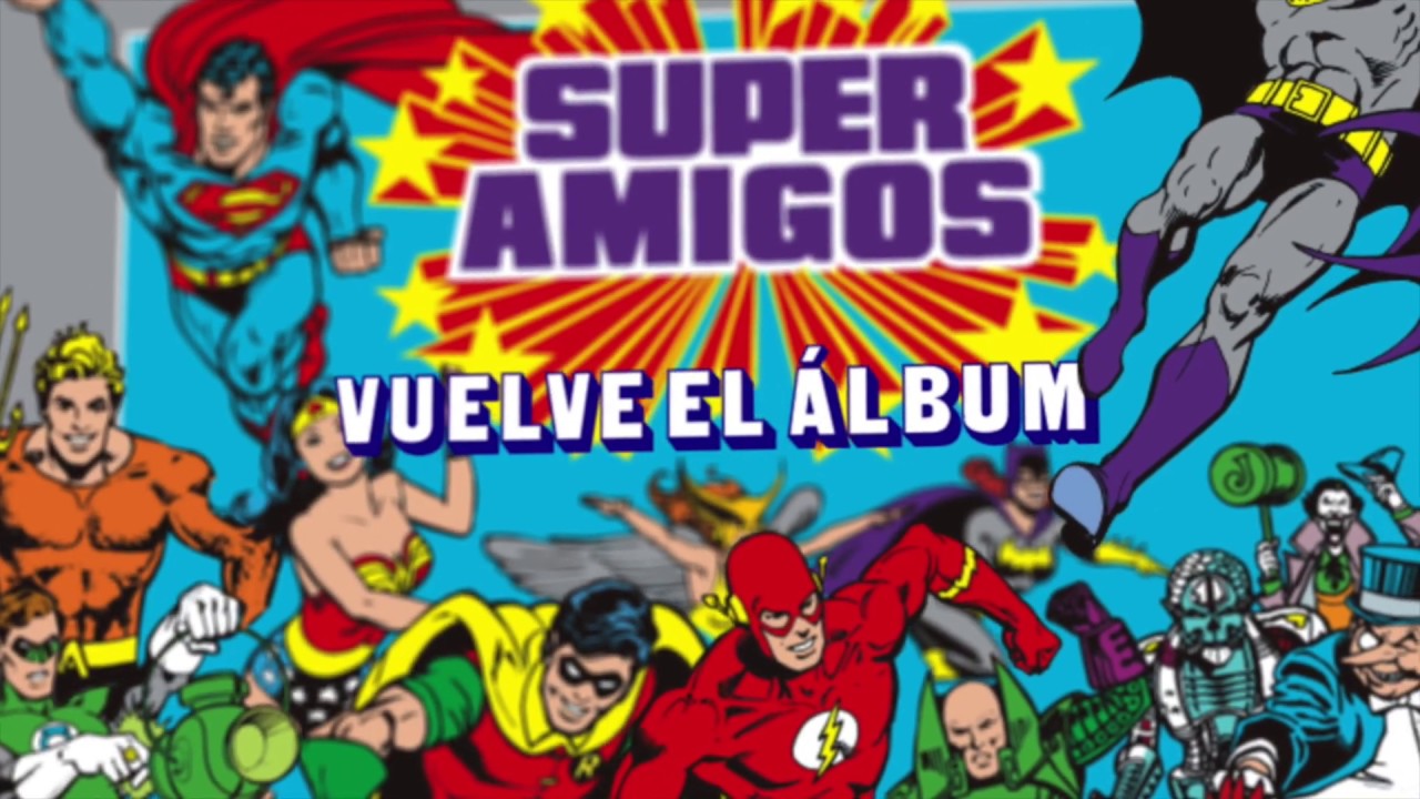 Presentación Álbum Super Amigos Bastin Universo Retro