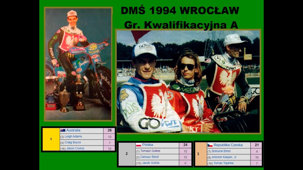 Retro Tomasz Gollob -  DPŚ Gr A 1994 Wrocław