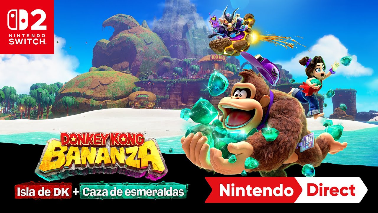 Donkey Kong Bananza: Isla de DK + Caza de esmeraldas &ndash; &iexcl;Ya disponible! (Nintendo Switch 2)