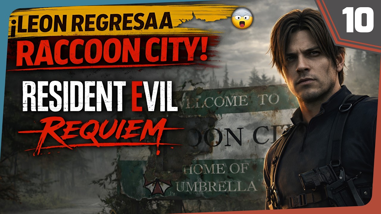 ¡LEON REGRESA A RACCOON CITY! 😱 | Resident Evil Requiem