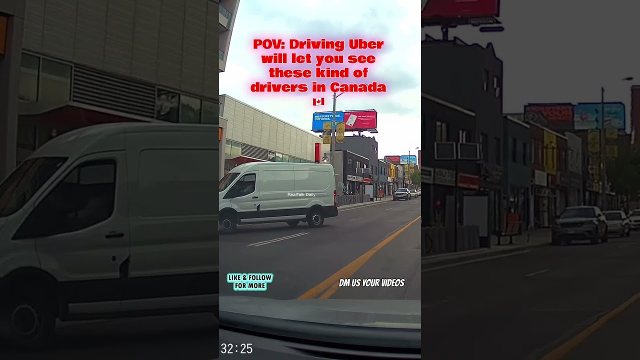 U-turn to Avoid traffic!  #Canada  #CanadaDrives  #baddrivers