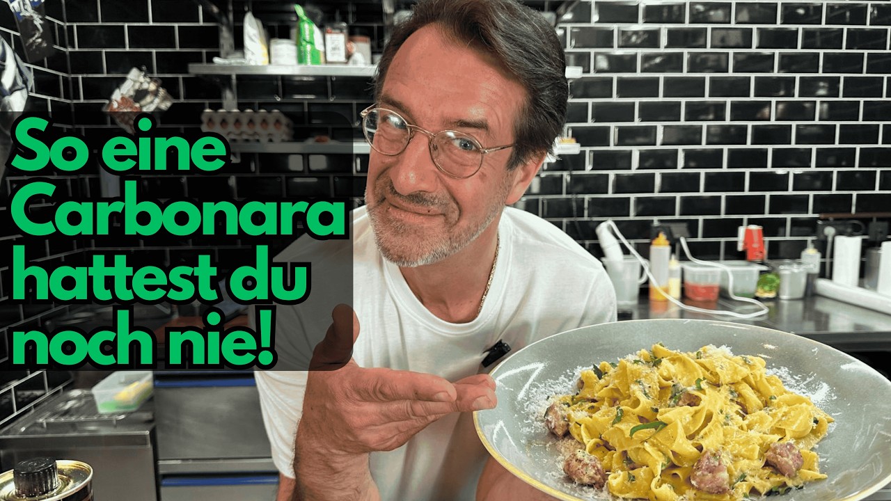 Besser als im Restaurant? Carbonara mit Salsiccia wie in Italien