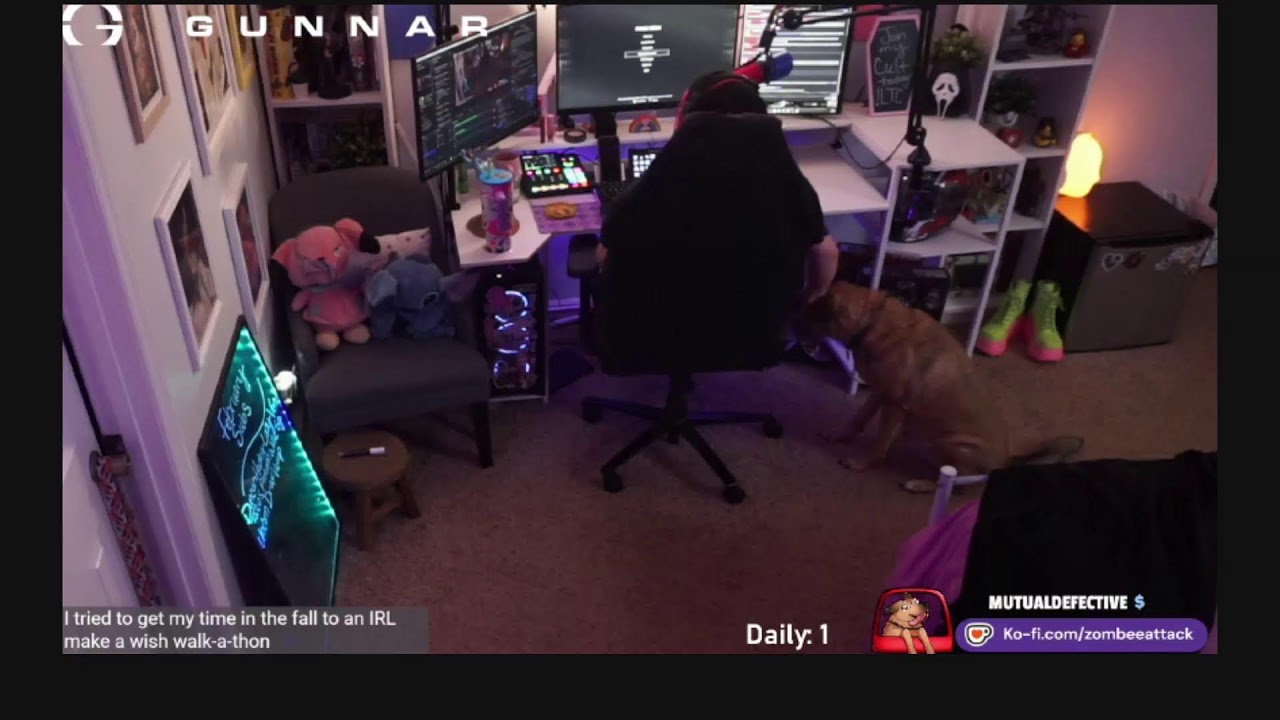 Gunnar Streaming with ZombeeAttack