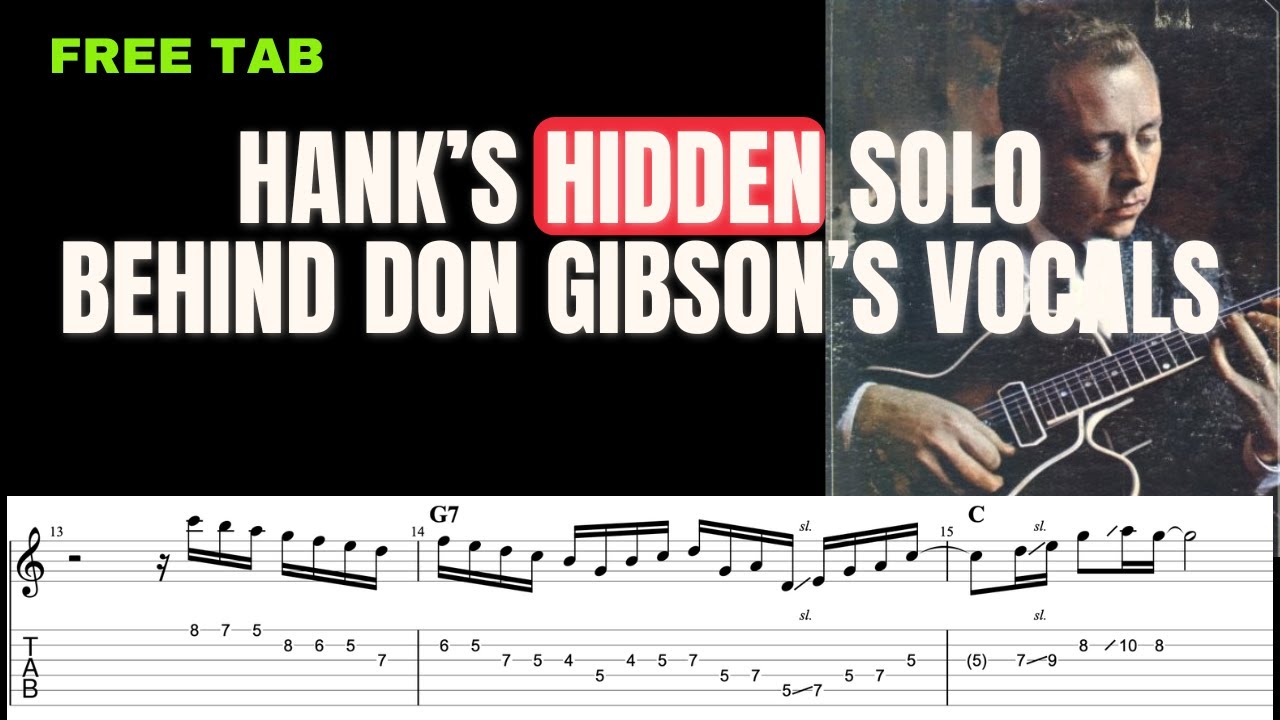 Lonesome Number One - Transcription - Hank Garland's Hidden Solo (free PDF download)