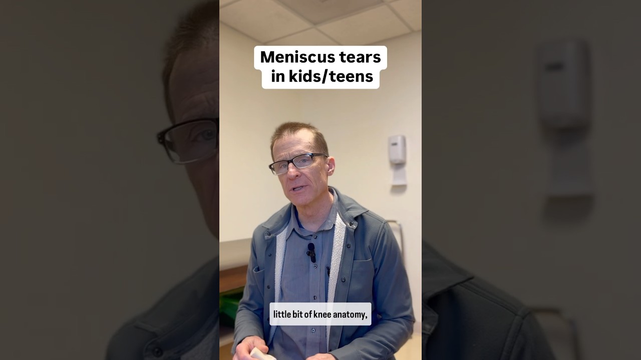 Meniscus tears in kids/teens