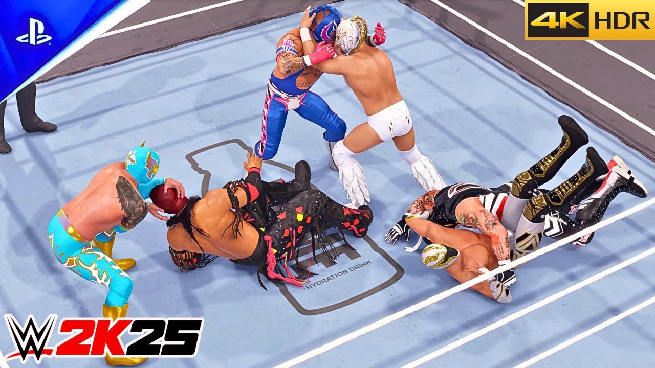 WWE 2K25 - Матч Elimination Chamber в маске (полная версия) 2026 | PS5™ Pro [4K HDR]