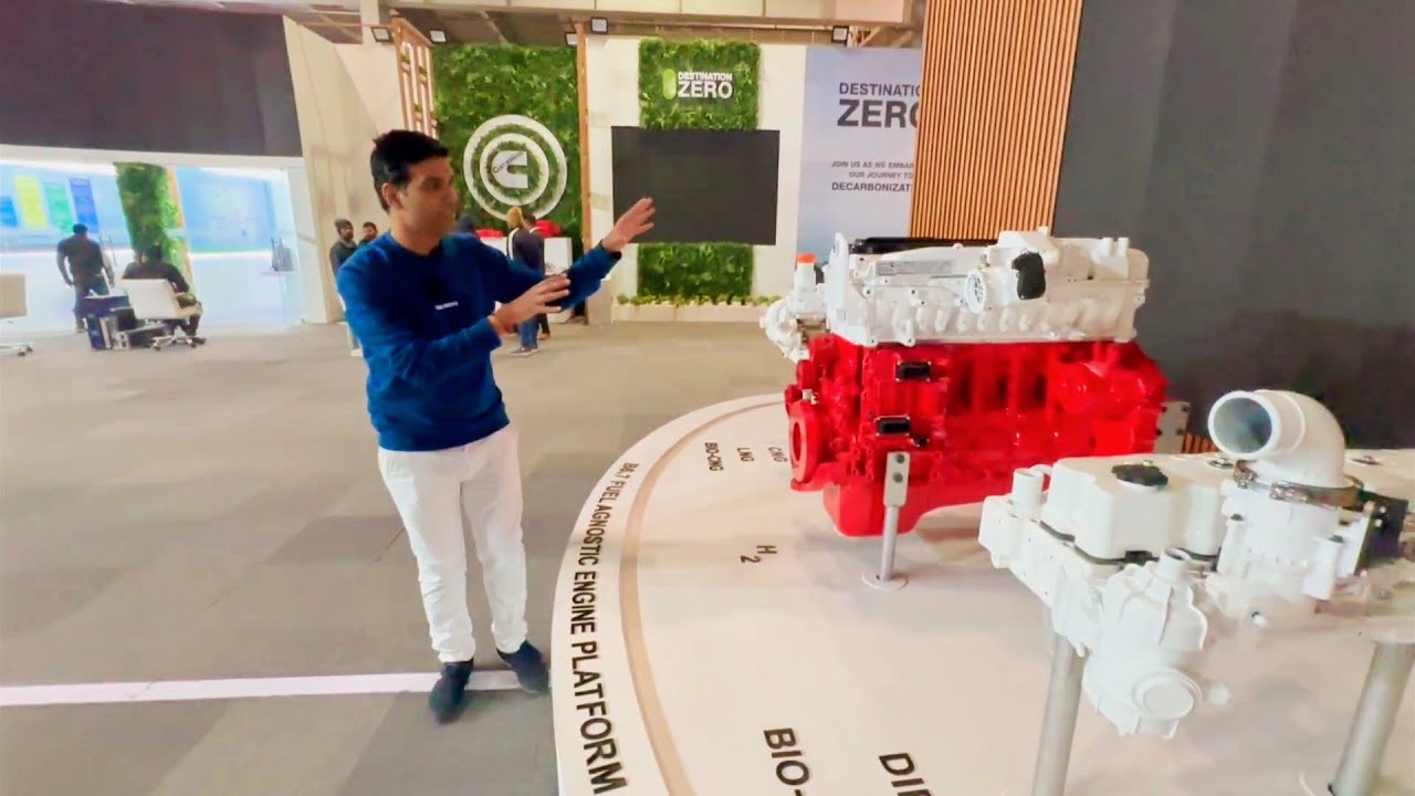 Future Fuel Technologies At Cummins Auto Expo 2023 Stand| Hydrogen Fuelcell | CNG-BioDiesel-E-Axel